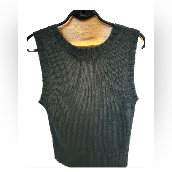 MEXX Black Mohair Vest XL - Picture 4 of 6